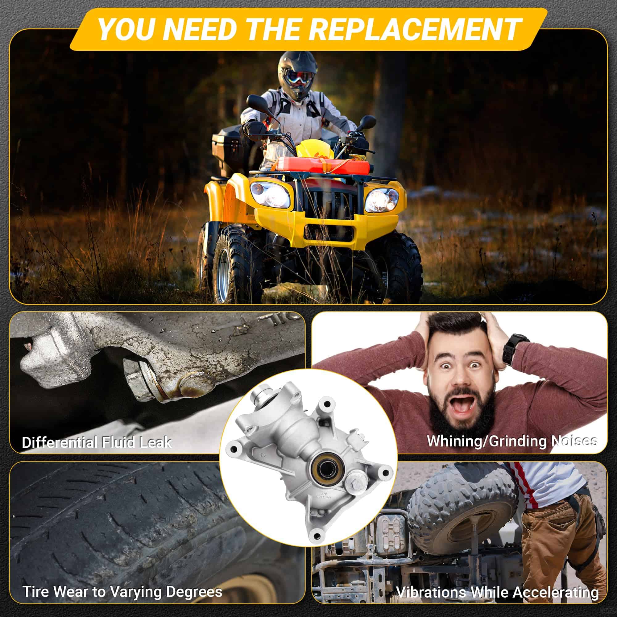 Ensamble de Diferencial Trasero 41300-HN8-A40 Compatible - Imagen 6