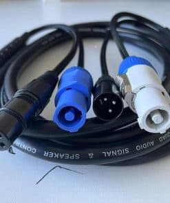 Cable de Alimentación y DMX Compatible RALINTA, Set de