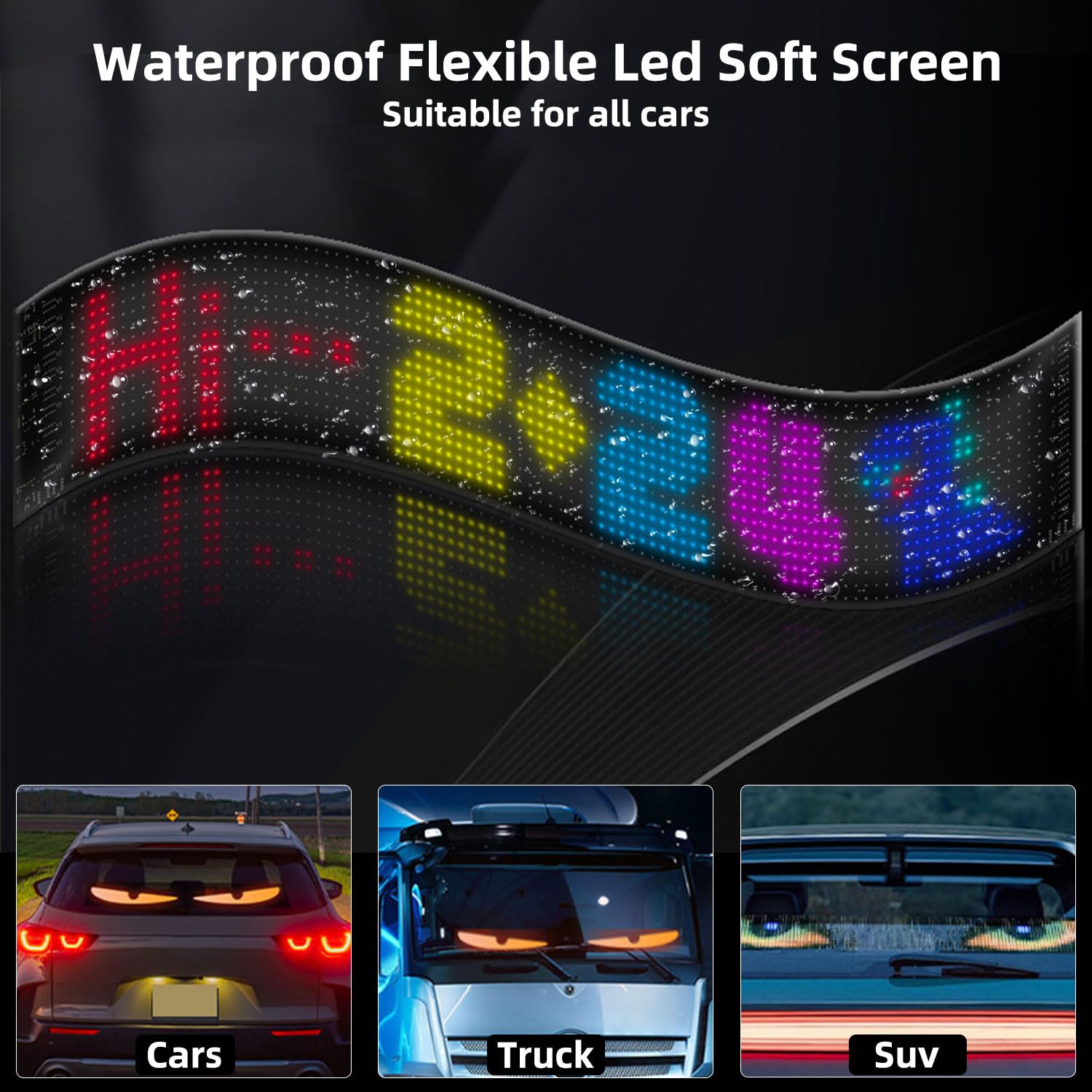 2PCS Ojos del Diablo Luces para Autos, Grandes Ojos LED - Imagen 8