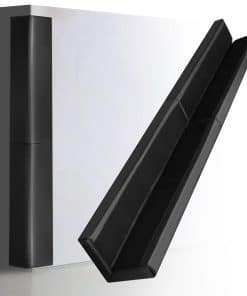 Protectores de Esquina de Pared Negros Megagreen de 60" de