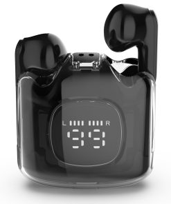 Auriculares traductores de idiomas, -Negro