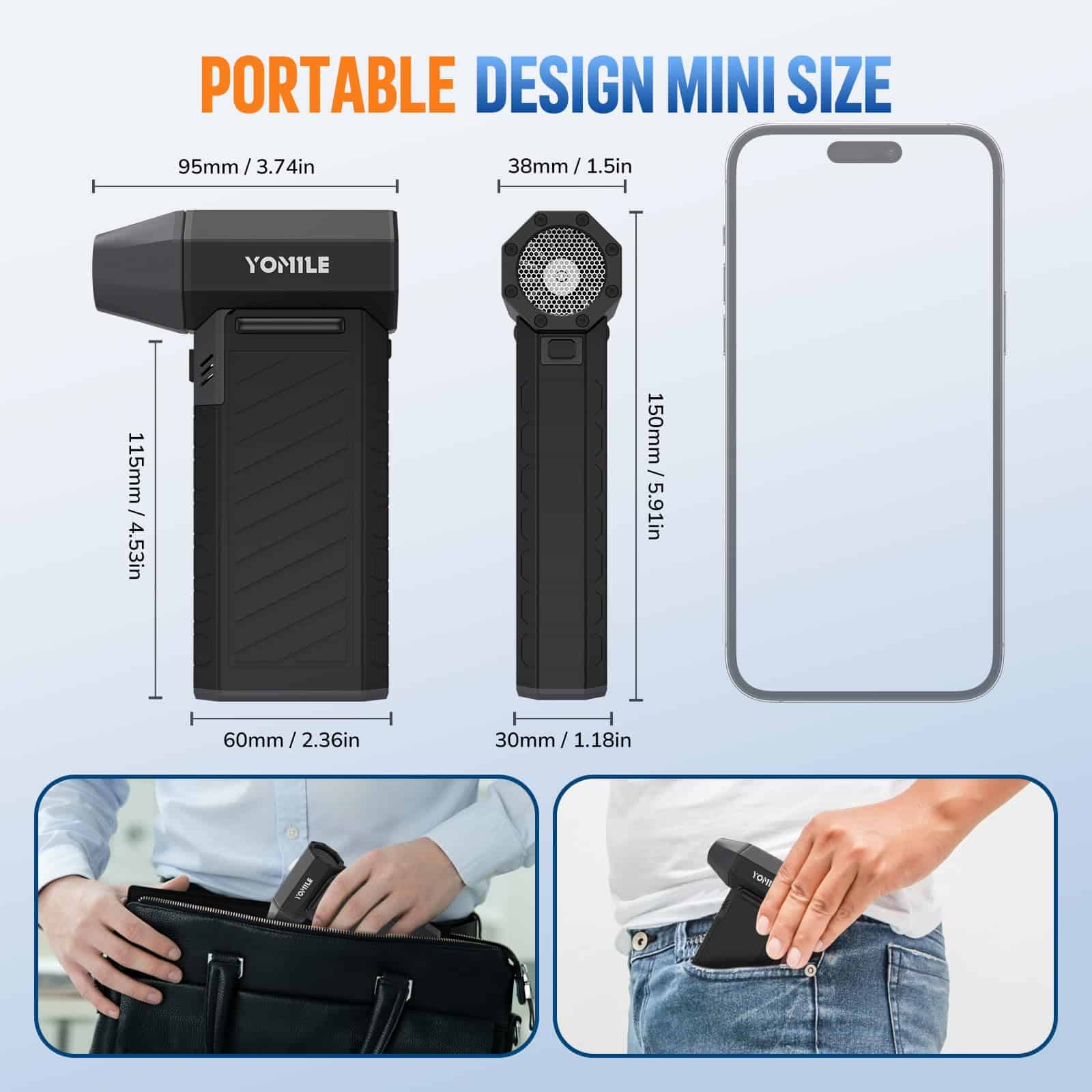 Soplador de aire eléctrico - Ventilador Turbo JetFan de - Imagen 8