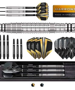 Set de Dardos Harrows Combat de Punta de Acero de Tungsteno