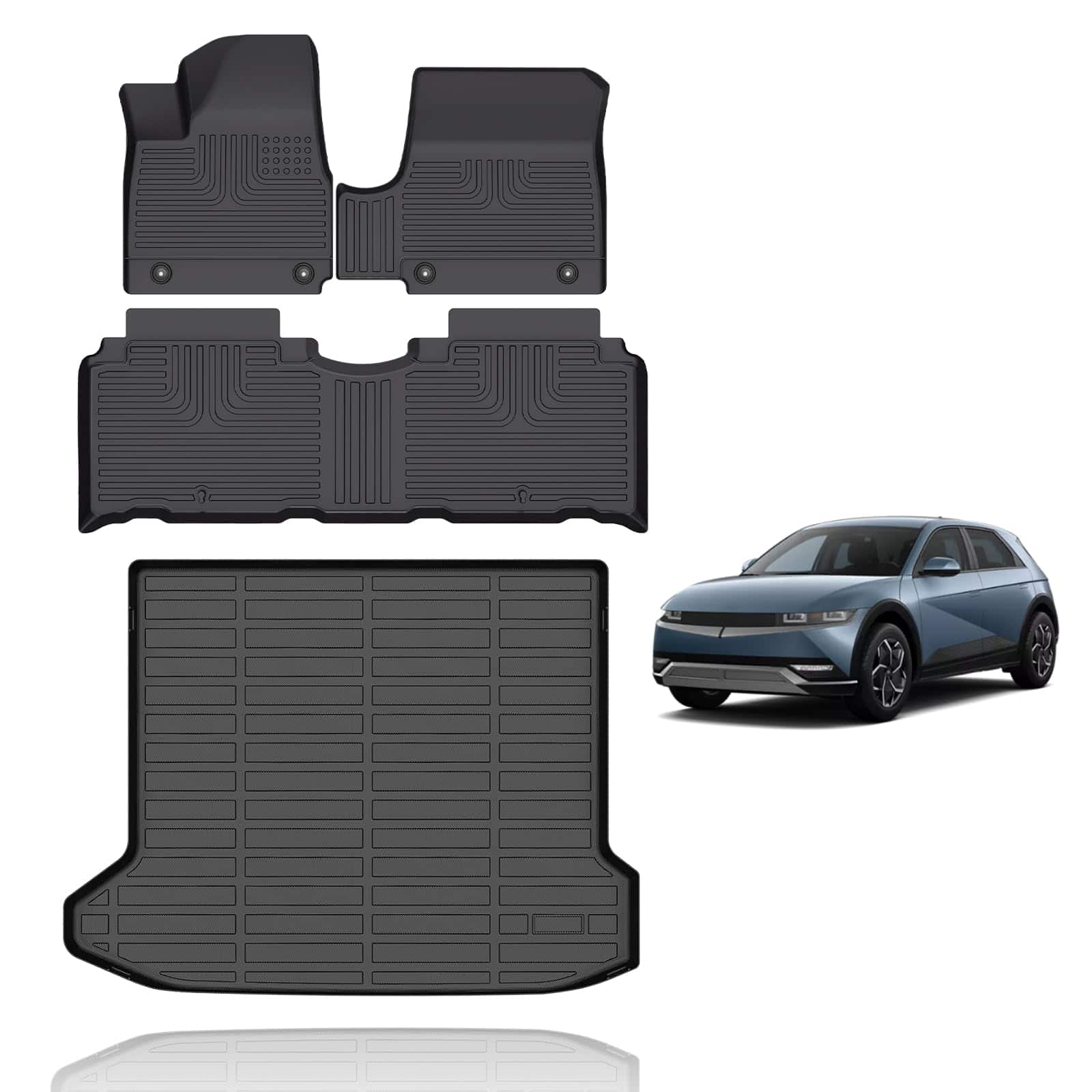 Conjunto de alfombrillas para todo clima y protector de