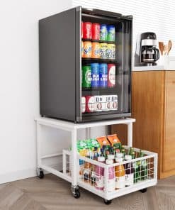 Base para nevera SpaceAid con almacenamiento, mesa de