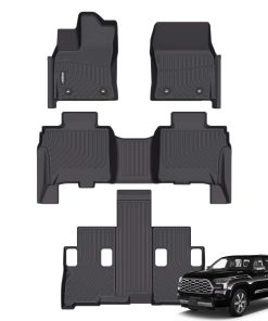 Tapetes para piso GINOWY para Toyota Sequoia 2023 2024