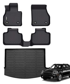 Tapetes de piso y forro para maletero GINOWY para Mini