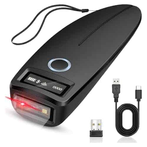 Mini Escáner de Código de Barras Bluetooth KUIIYER, Escáner