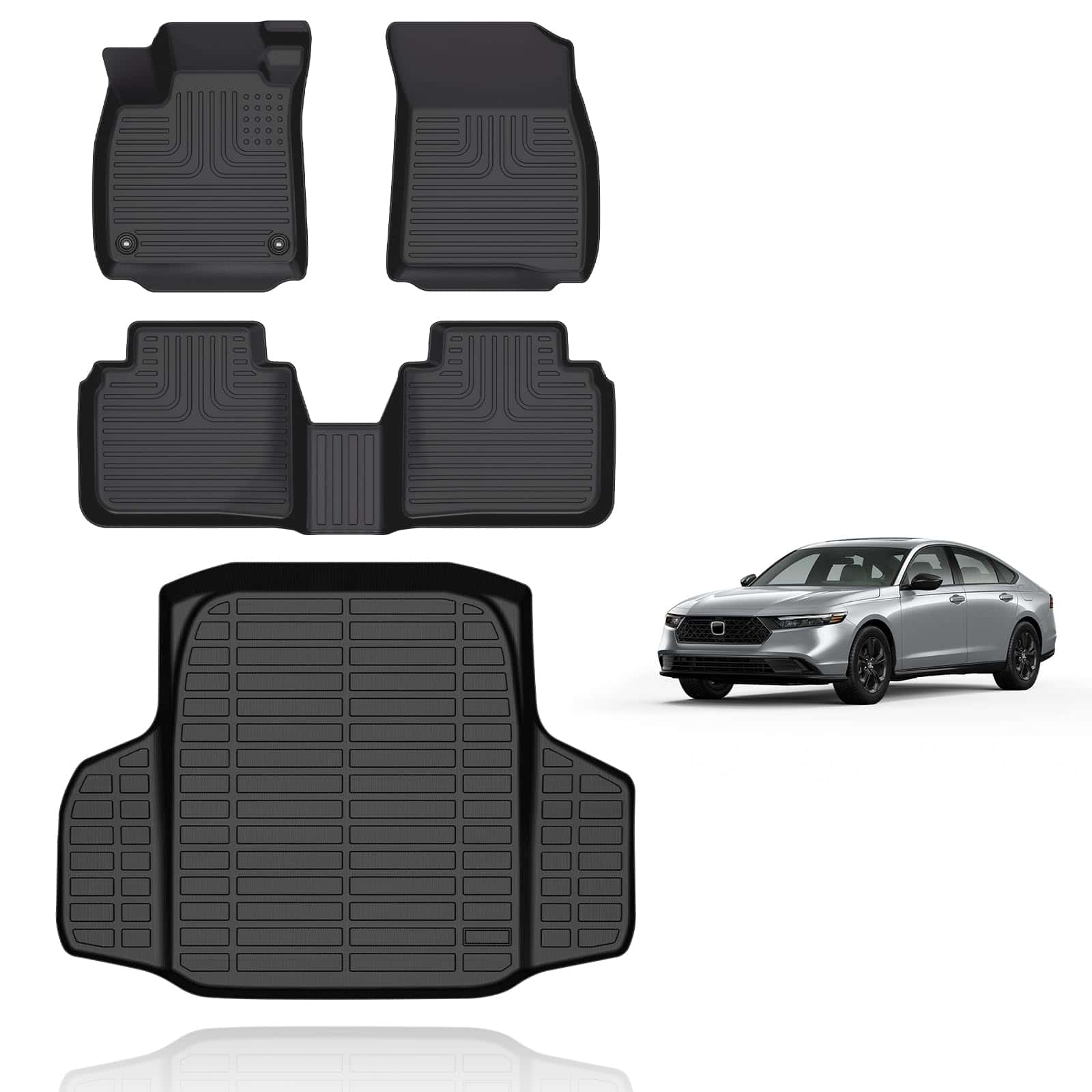 Juego de tapetes y tapete de carga Wayhigh para Honda