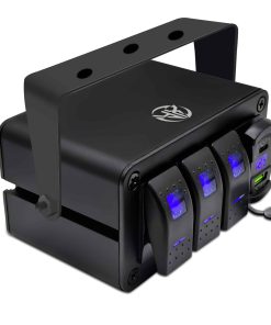 Panel de interruptor de palanca de 3 vías en caja de