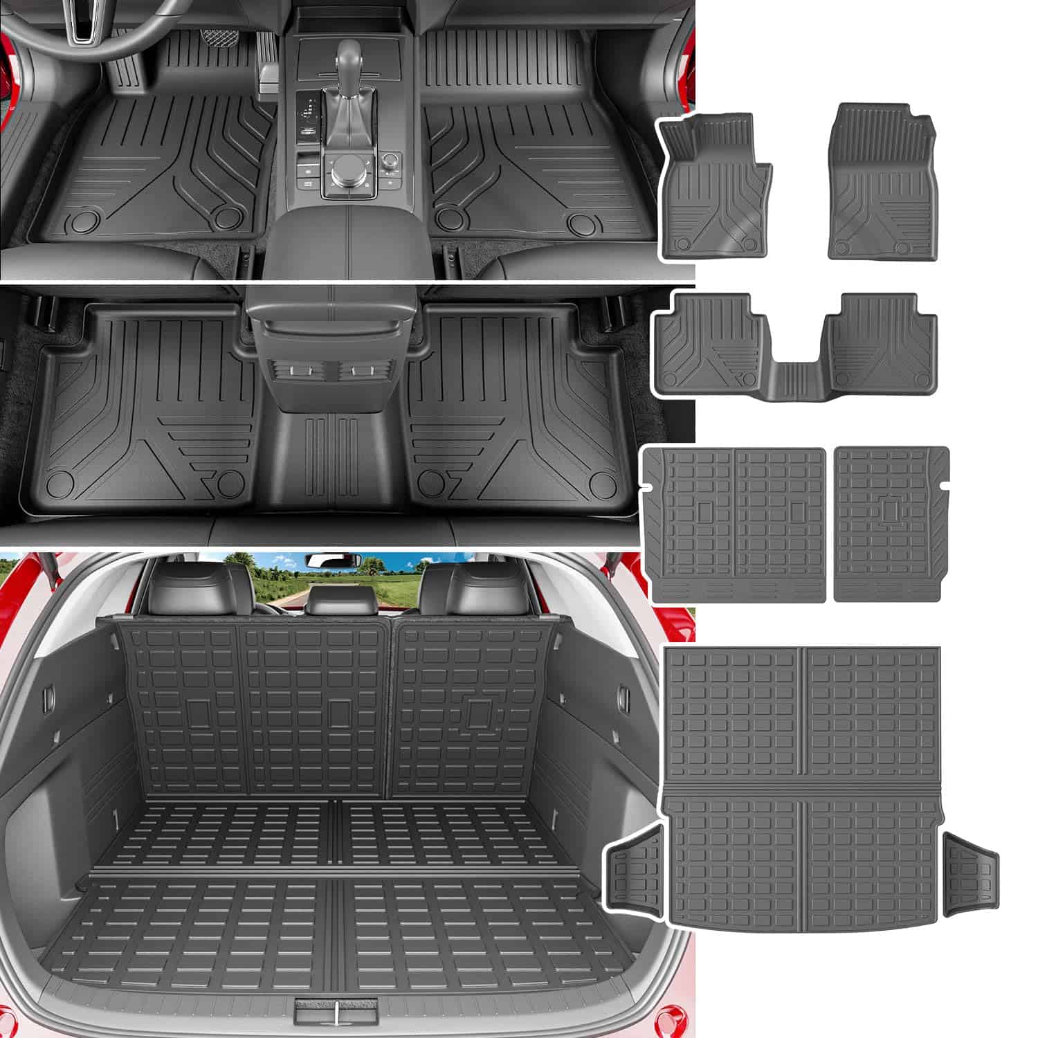 Tapetes para Piso Compatible con 2023-2025 Mazda CX-50 +