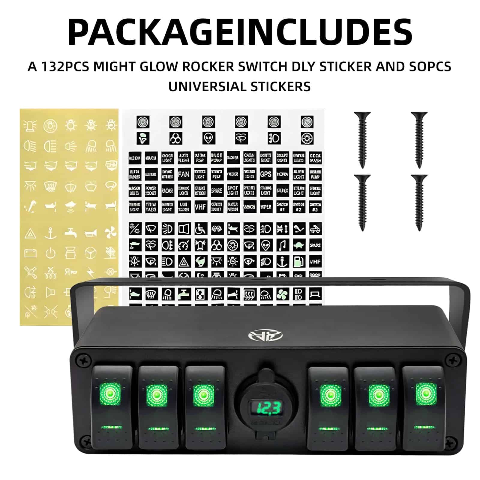 Panel de Interruptores de 6 Botones de Encendido / Apagado - Imagen 4