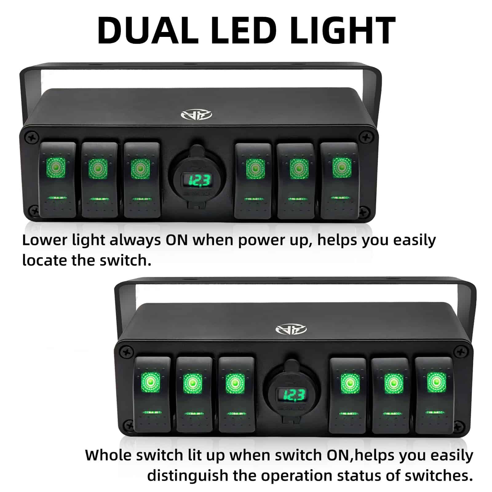 Panel de Interruptores de 6 Botones de Encendido / Apagado - Imagen 5