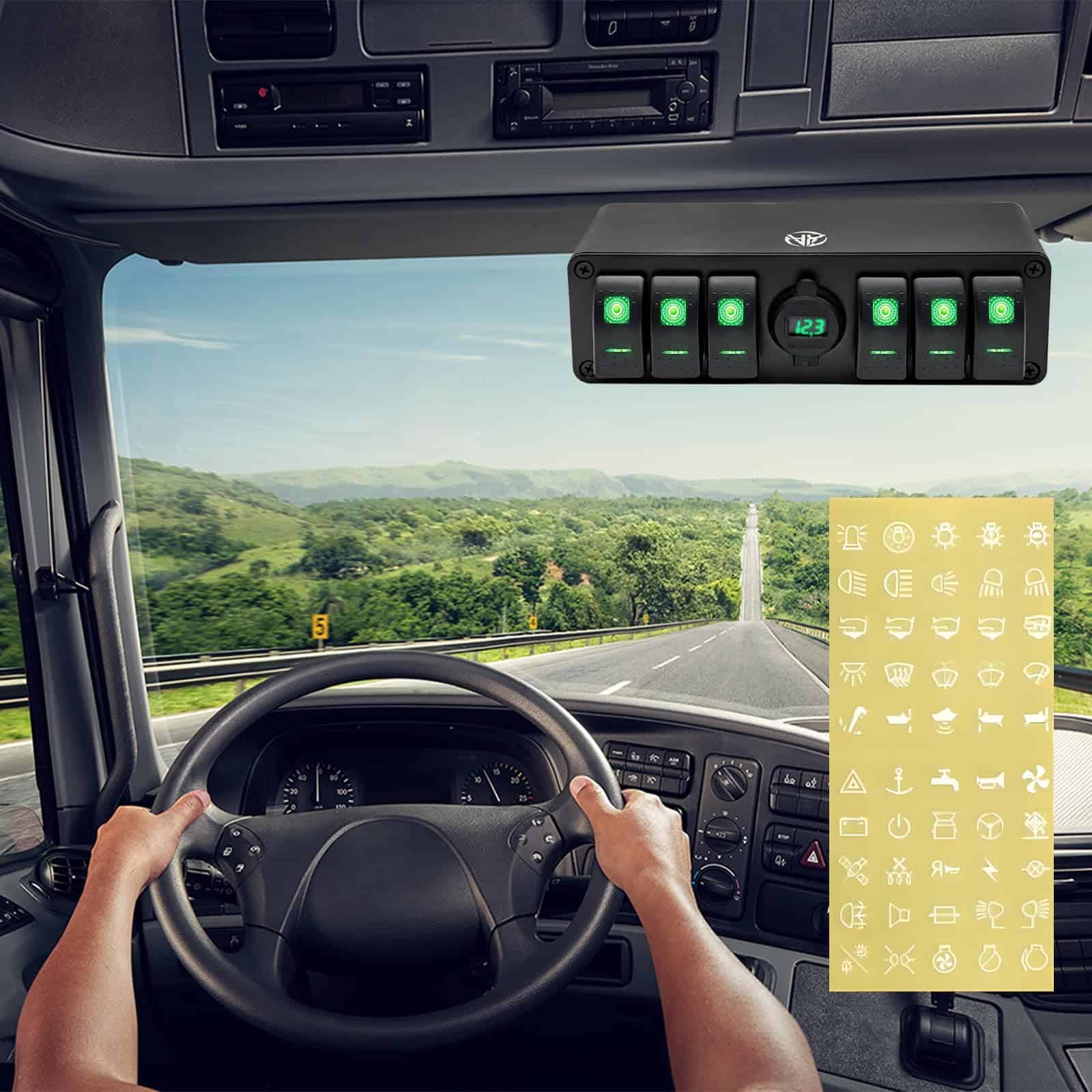 Panel de Interruptores de 6 Botones de Encendido / Apagado - Imagen 3