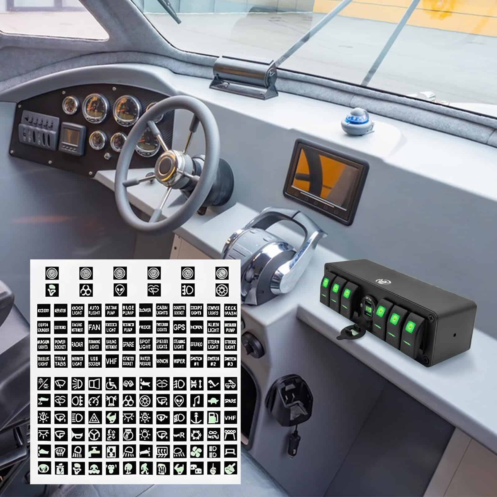 Panel de Interruptores de 6 Botones de Encendido / Apagado - Imagen 8