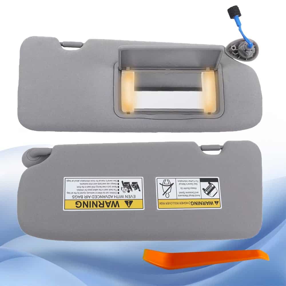 YRMST Visera del Pasajero Derecho con Luz de Espejo - Imagen 6