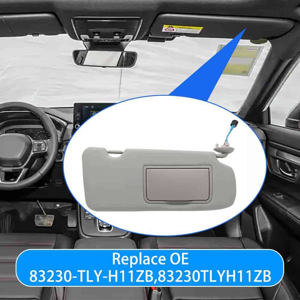 YRMST Visera del Pasajero Derecho con Luz de Espejo - Imagen 4