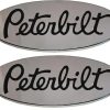 Placa de Emblema Personalizado 2 Pack CNC 6061 Logo