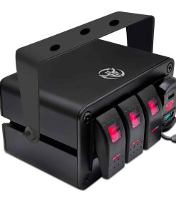 Panel de interruptores de palanca de 3 Gang Rocker Box