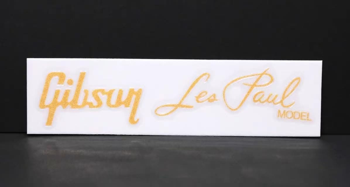 2PCS Pegatinas de Logotipo Adecuadas Para Gibson Les Paul -