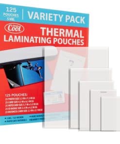 5MIL Hojas de Laminado Térmico (125 Count) Tamaños para