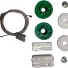 Kit de Regulador de Ventana Derecha Trasero Compatible con