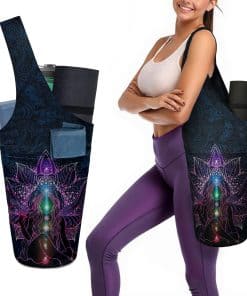 Bolso de Tela de Yoga saniwu para Mujer con Bolsillo