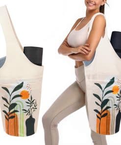 Bolsa para tapete de yoga Bohehia saniwu de gran capacidad