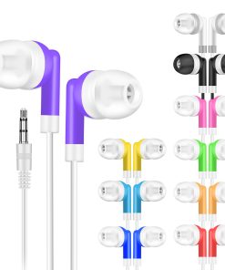 Paquete de 60 auriculares para niños OSSZIT para salón de