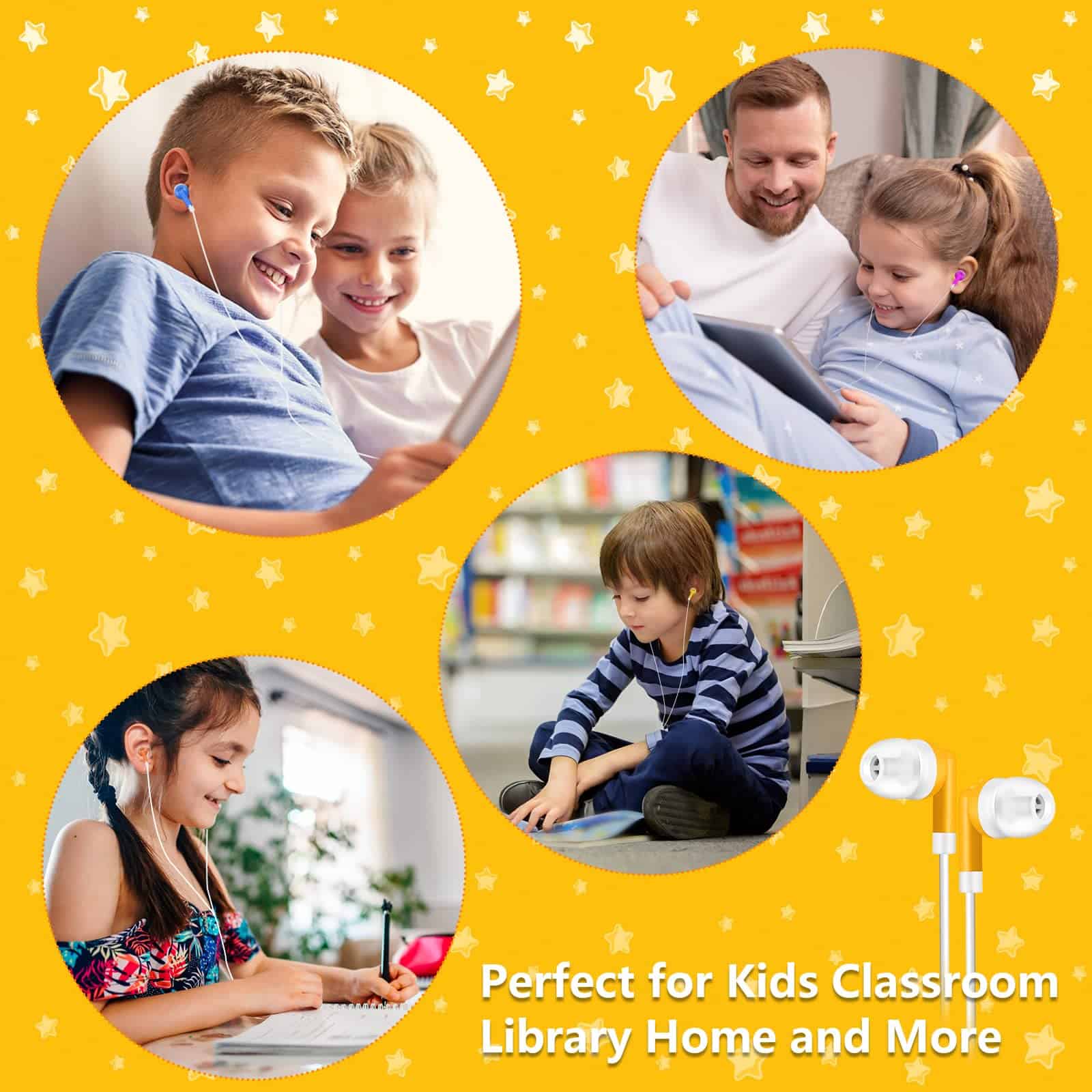 OSSZIT Kids Bulk Earbuds 60 Pack Wholesale Auriculares para - Imagen 7