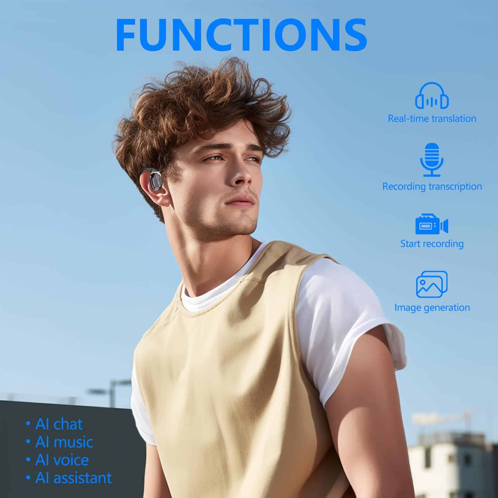 Traductor de Idiomas 4 en 1 con Auriculares, Traducción en - Imagen 3