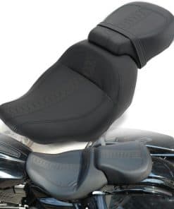 Asiento de conductor y pasajero de dos -Negro