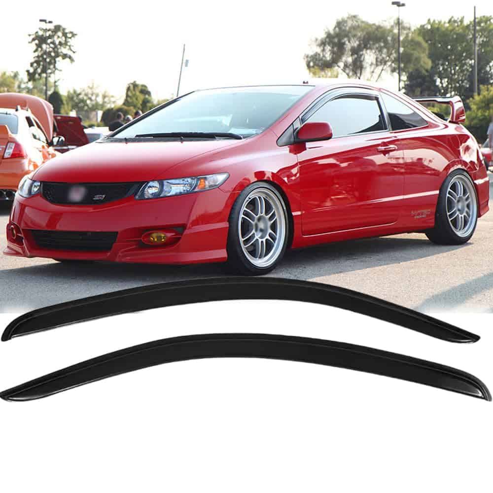 Puermto 92410 Deflector de Viento para Ventana Lateral, 2