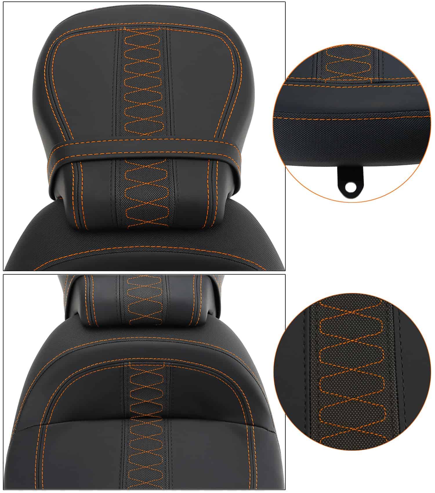 Asiento de conductor y pasajero de dos -Naranja - Imagen 10