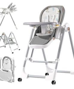 Taleco Gear Silla Alta Plegable para Bebés, 3 en 1 Silla