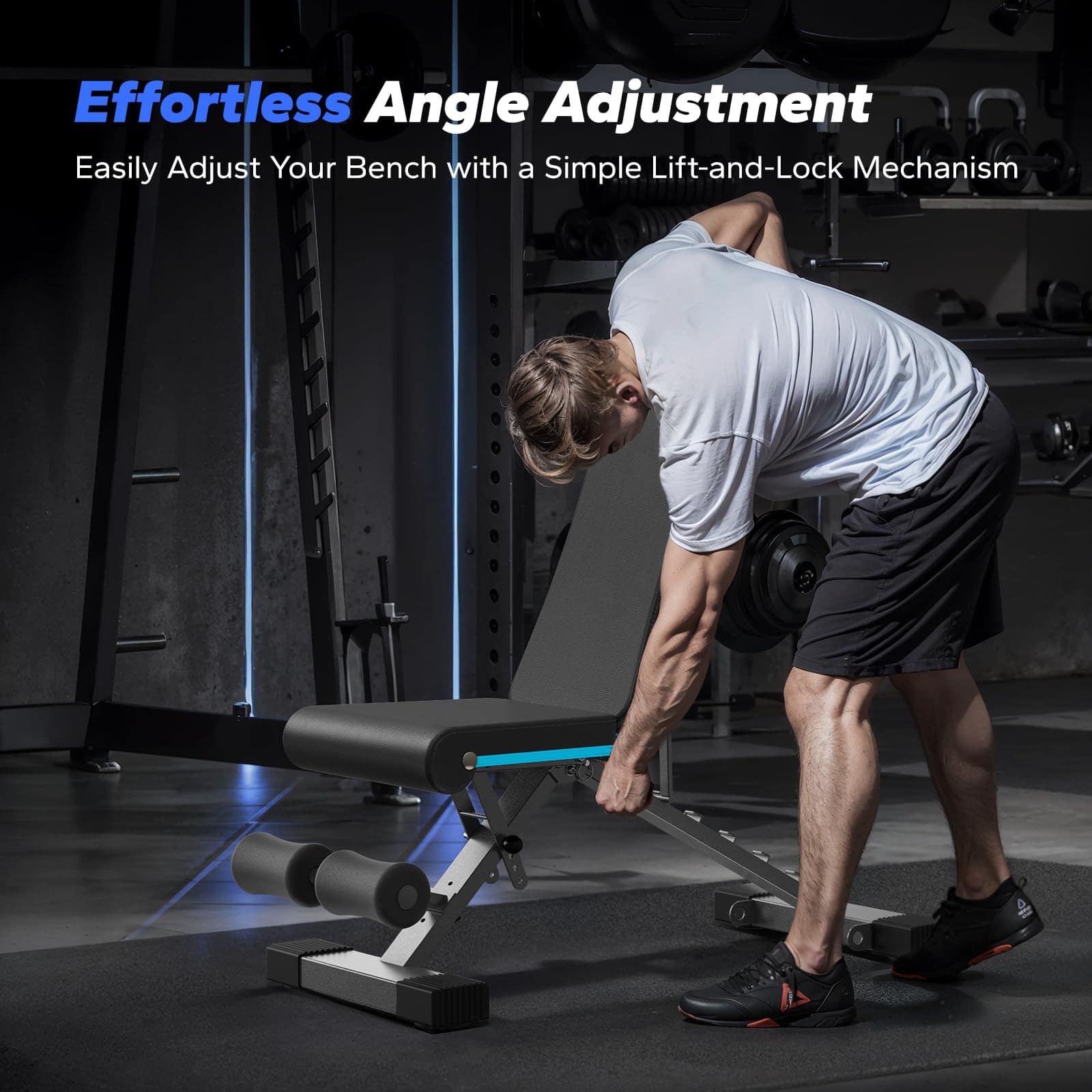 Banco de Pesas Plegable MERACH, Banco de Pesas para - Imagen 6