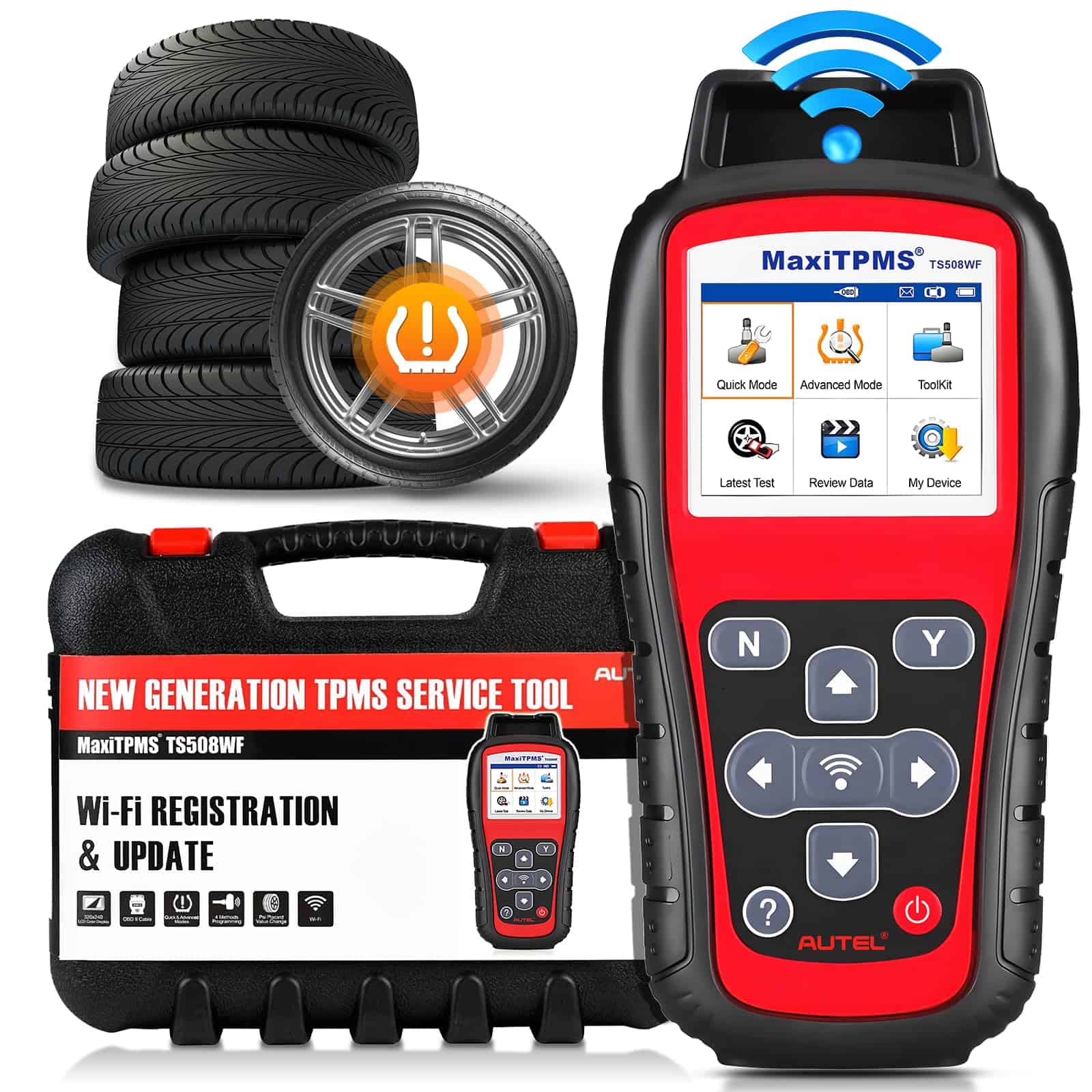 Autel TS508WF Herramienta de Reaprendizaje de TPMS, Versión