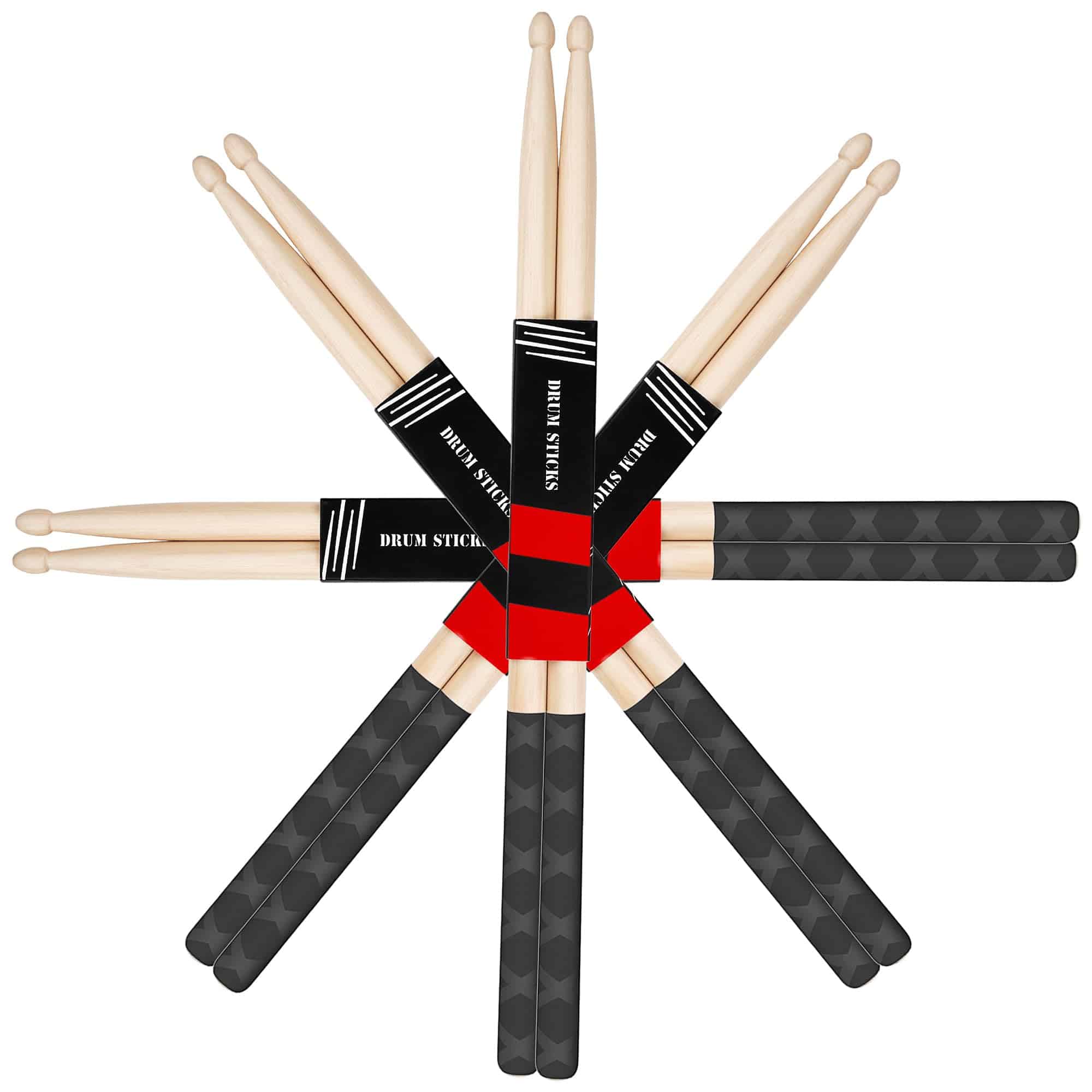 Baquetas de Tambor, Baquetas de Nogal Americano, Baquetas