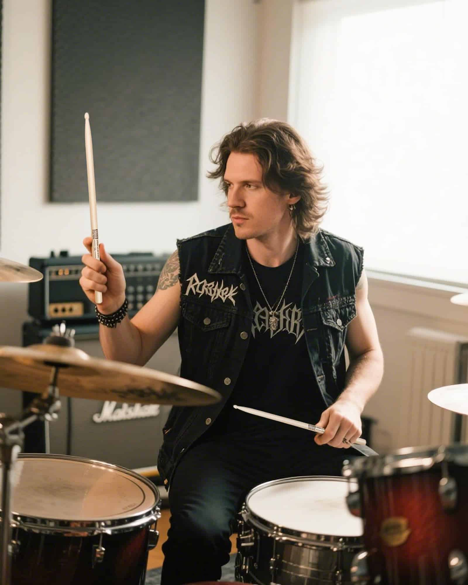 Baquetas de Tambor, Baquetas de Nogal Americano, Baquetas - Imagen 10