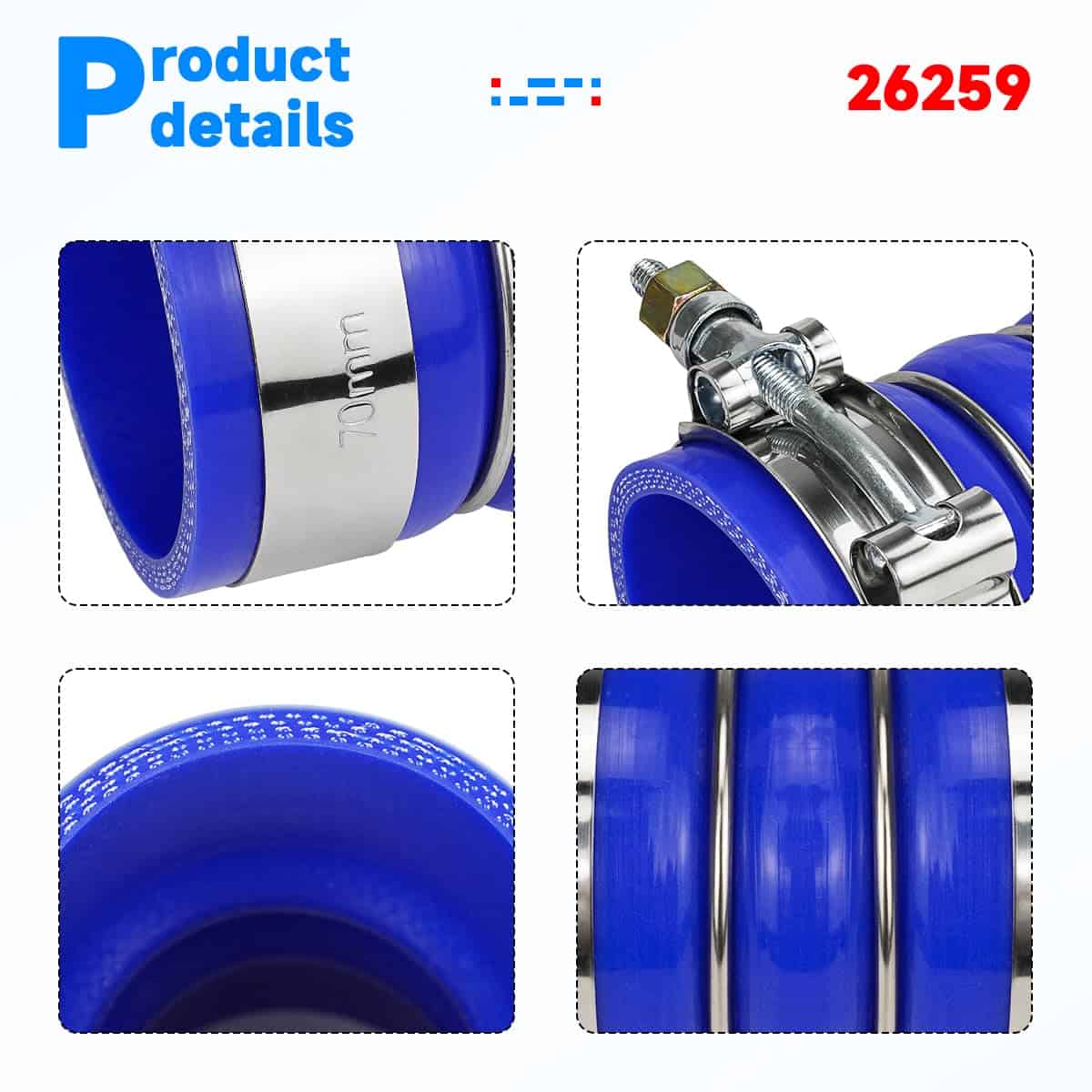 Kit de Manguera de Intercooler Tubo a Motor Compatible con - Imagen 6