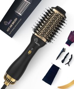 iMESA 4-IN-1 Cepillo de Aire Caliente, Secador y Cepillo de