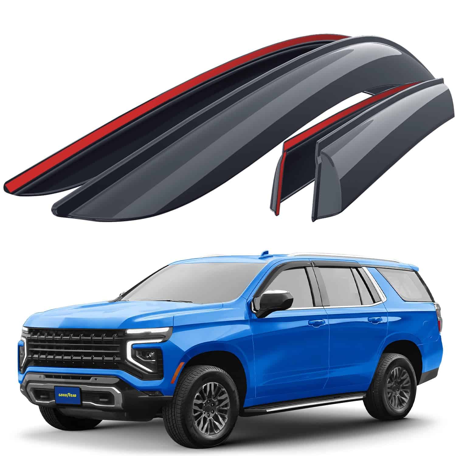 Deflectores de ventanas irrompibles Goodyear -Humo Premium