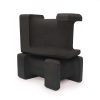 Bloque de Yoga Ergonómico Lumia Wellness, -Negro