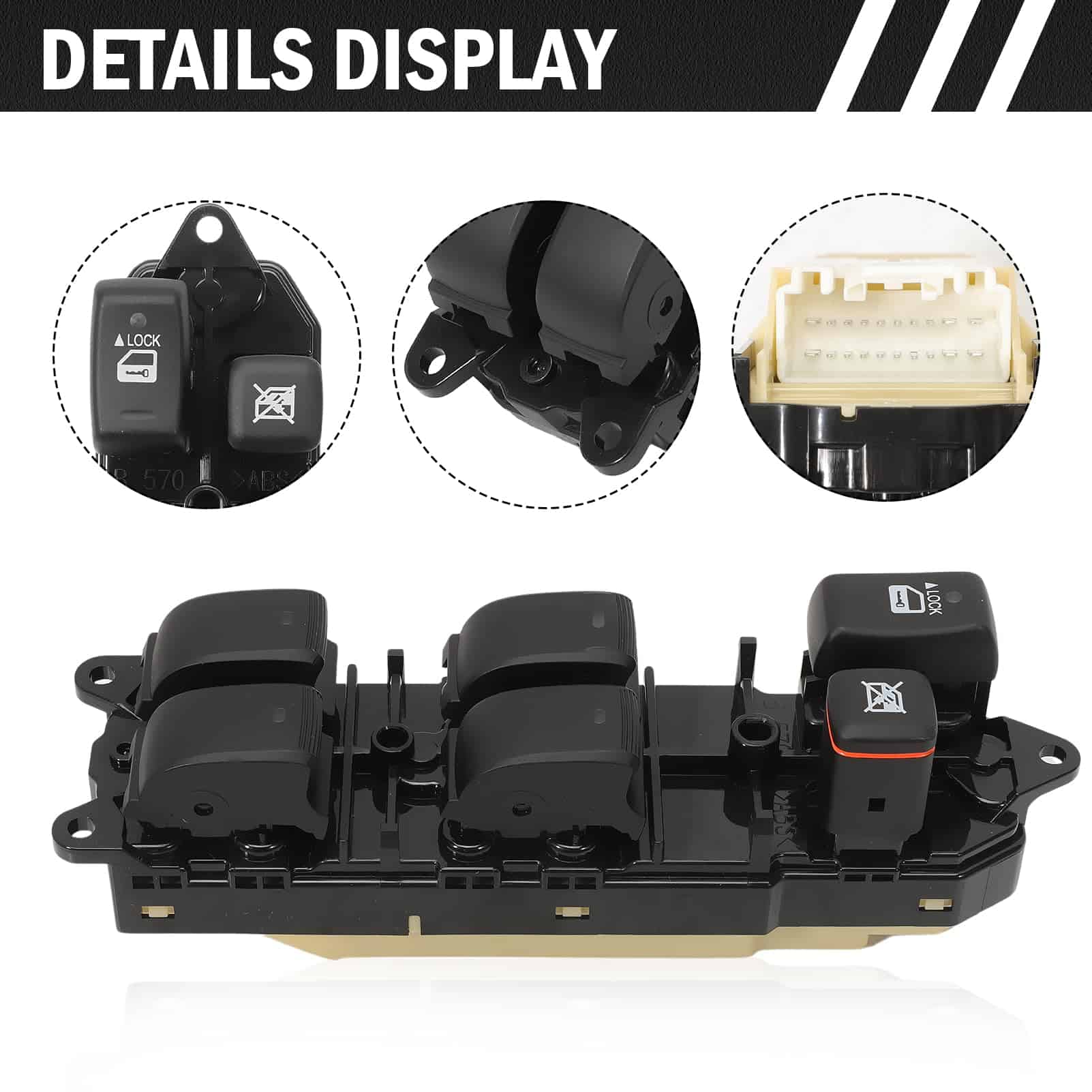 Interruptor principal del elevalunas eléctrico Fraylis - Imagen 4