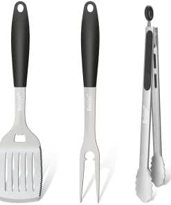 Set de Herramientas de Parrilla de Acero Inoxidable