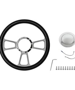 Volante de Dirección de Estilo 'T' de 14'' Billet Negro de