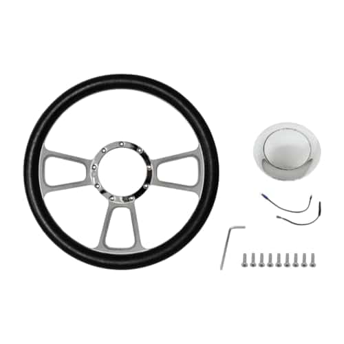 Volante de Dirección de Estilo 'T' de 14'' Billet Negro de