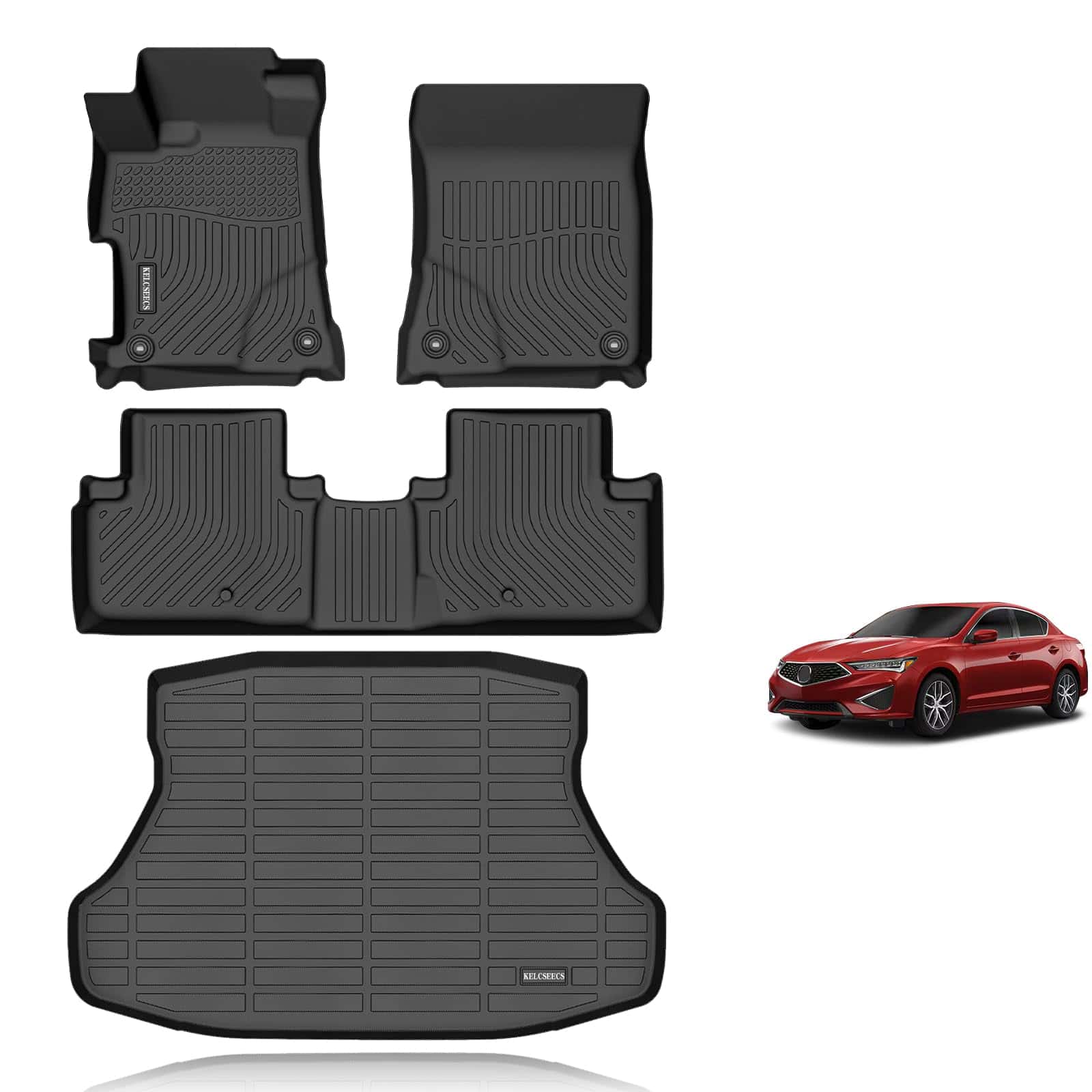 Tapetes y Forro para Carga KELCSEECS Custom para Acura ILX