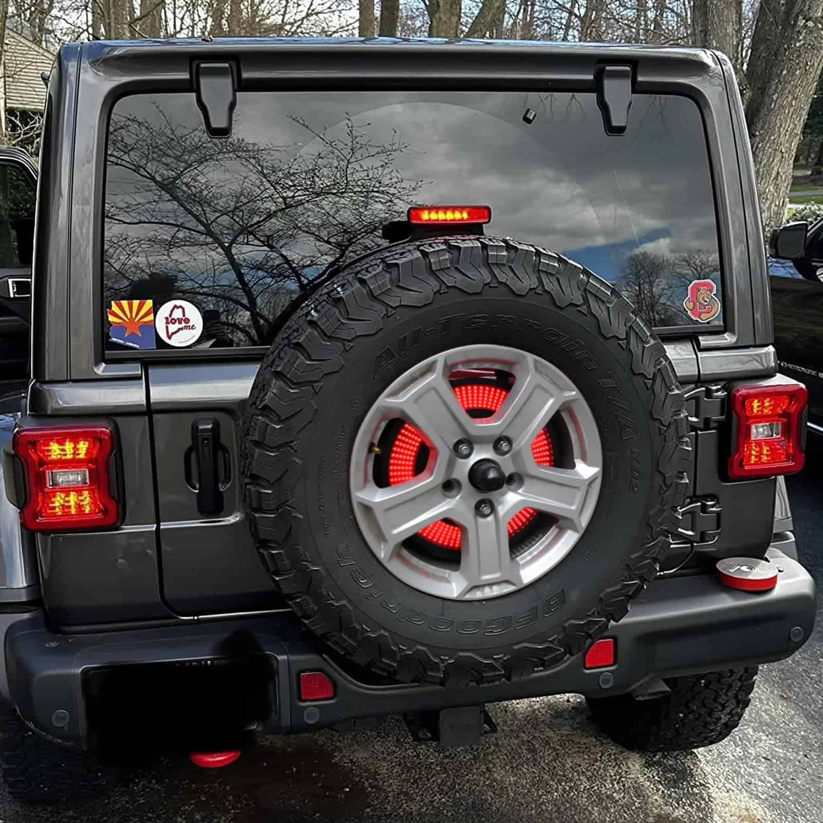 PKEDUO JL Luz de Freno de Repuesto, Luz Roja LED Plug and - Imagen 7