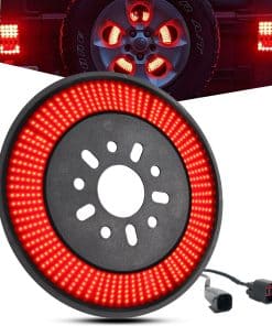 PKEDUO JK Luz de freno de repuesto, LED rojo de tercer